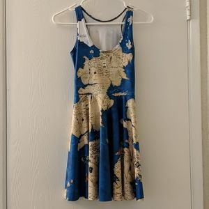 Black milk westerns reversible skater dress xs